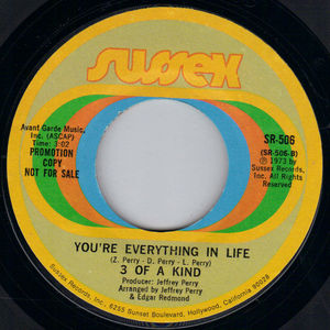 3 OF A KIND, YOU'RE EVERYTHING IN LIFE - PROMO PRESSING 