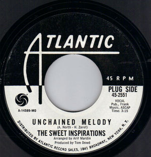 SWEET INSPIRATIONS , UNCHAINED MELODY - PROMO PRESSING